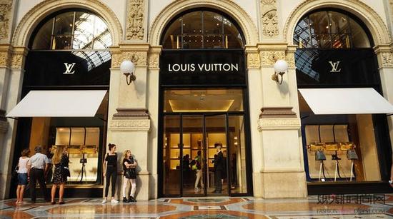 LVMH集团销售额大幅增长