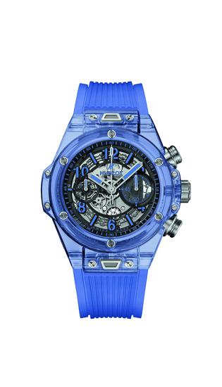 HUBLOT宇舶表Big Bang Unico蓝色蓝宝石腕表