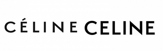 Celine新旧Logo对比 图片来源：Celine