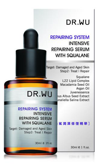 DR.WU角鲨润泽修复精华+外盒 15ml 280元；30ml 560元