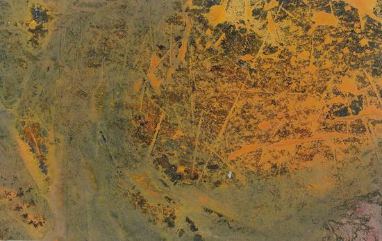 《大美自然系列-23》,61.5×39cm,纸本彩墨,2020