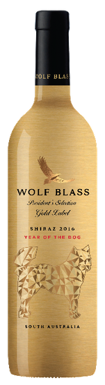 纷赋酒庄(Wolf Blass)狗年限量版金牌系列赤霞珠、设拉子葡萄酒