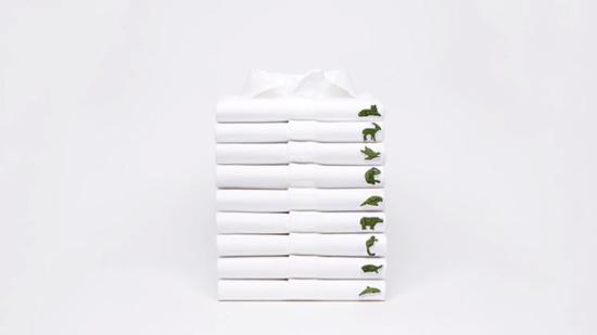 Lacoste 暂时改了绿色鳄鱼logo