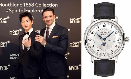 杨洋佩戴全新万宝龙明星系列全历腕表