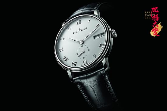 宝珀Blancpain Villeret经典系列 “星期 - 日期”双历显示腕表