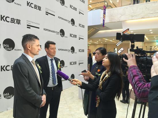 丹麦哥本哈根皮草CEO 叶文浩先生、COO叶朗哲先生接受中国媒体采访