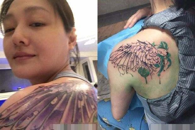 大s身上的纹身