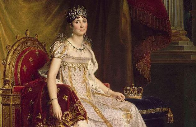 约瑟夫皇后佩戴CHAUMET冠冕