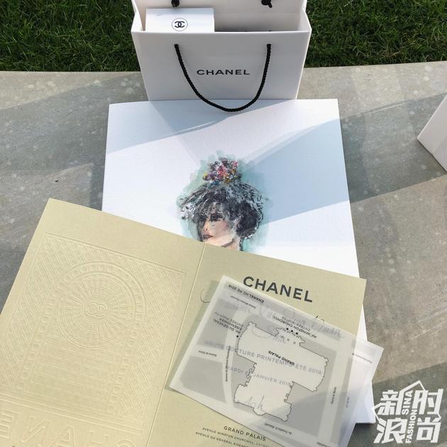 Chanel 2018春夏高级定制系列大秀邀请函