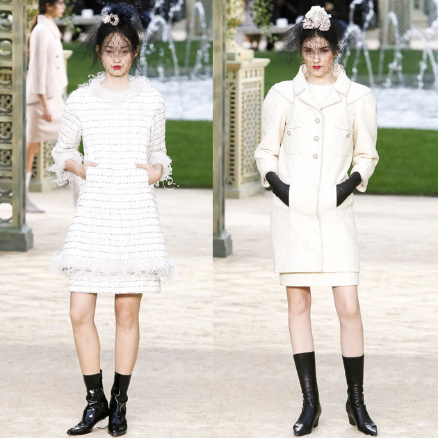 Chanel 2018春夏高级定制系列的滚边口袋