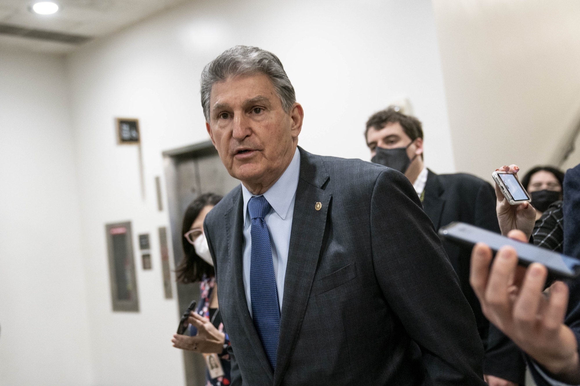 西弗吉尼亚州民主党参议员Joe Manchin