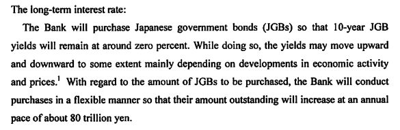 �ձ���������ծȯ���������������ԡ���"[T]he yields may move up or down to some extent mainly depending on developments in economic activity and prices"��t'p��Դ��BoJ��