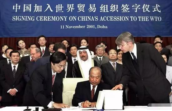 1998-1999年,亚洲金融危机进入中国,我们加入了WTO开放了外贸的行业。