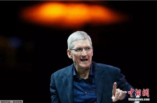 ▲苹果公司CEO蒂姆·库克 来源:中新网