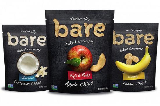 烘焙水果和蔬菜脆片是Bare Foods的招牌产品。