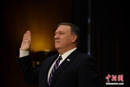 資料圖片：美國國務卿蓬佩奧。