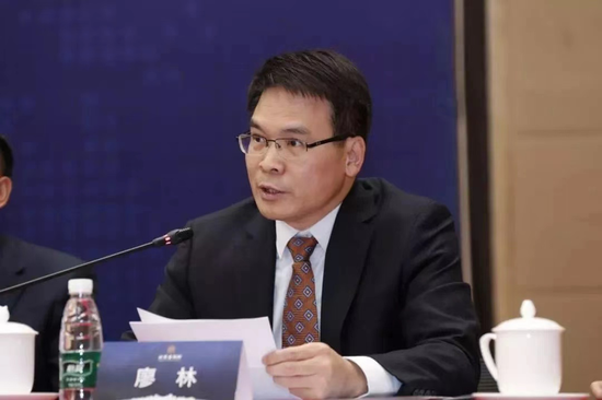 中国工商银行行长 廖林 图片来源:北京西城微信公众号