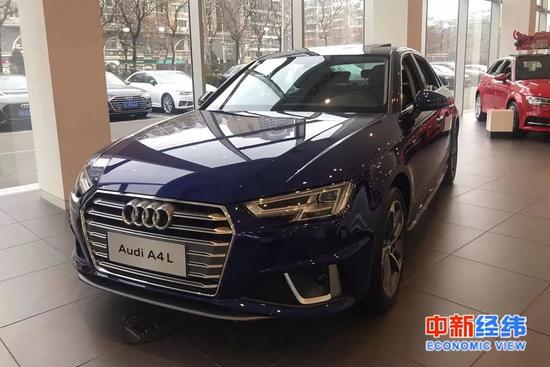▲奥迪A4 L 中新经纬 付玉梅 摄