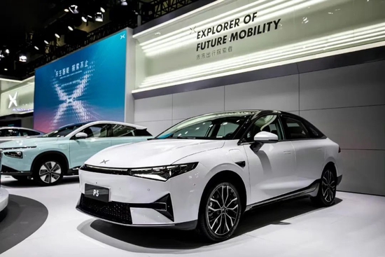 小鹏P5，图源小鹏汽车官微