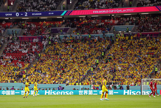 世界杯海信的中文广告成为社交媒体焦点 受访者供图
