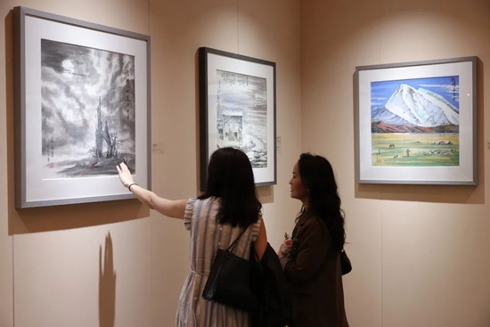 “畅神集”绘画作品展在嘉德艺术中心启幕