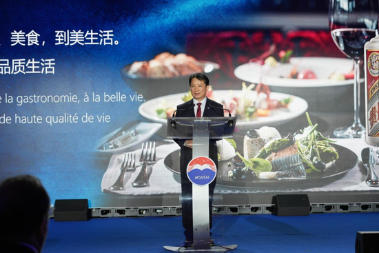 茅台丁雄军：加快推进巴黎公司自营试点，为在欧洲主要城市建设终端门店、海外自营渠道探索更多可行经验