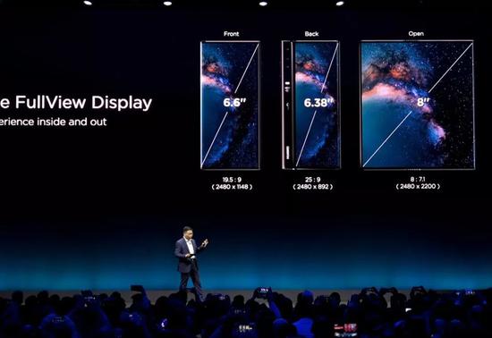 HUAWEI Mate X 发布会 图/新华社