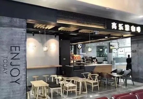 高乐雅咖啡门店，图源高乐雅中国官方微博