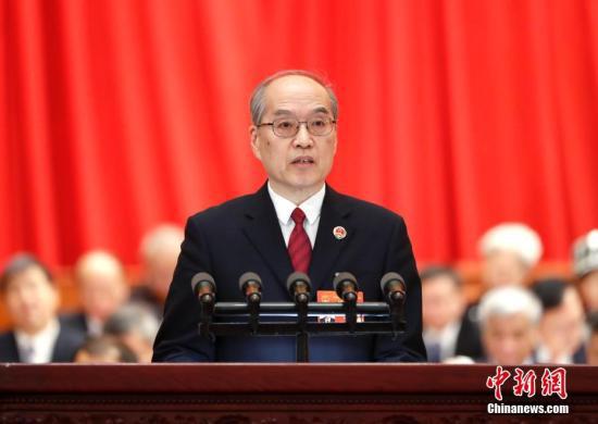 3月12日,十三届全国人大二次会议在北京人民大会堂举行第三次全体会议。最高人民检察院检察长张军作最高人民检察院工作报告。#####filter1#####记者 刘震 摄