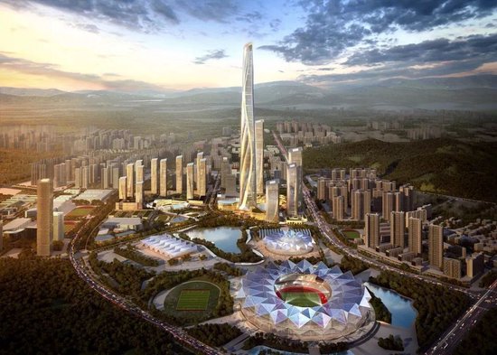 (世茂深港国际中心效果图,来源:世茂集团官微)
