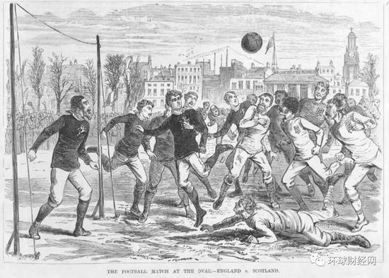 　1879年，英格兰和苏格兰两队就已势不两立