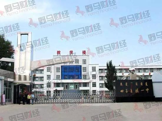 上图为郭树清就读过的四子王旗第一中学 (地址未变,教学楼为新建)