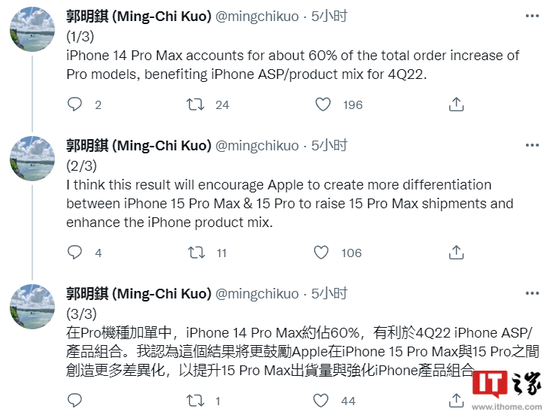 iPhone 14 Pro MaxܻӭܵiPhone 15 Pro/Max֮и