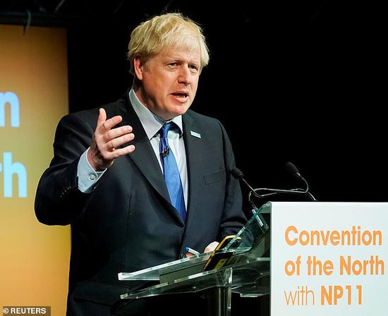 英国首相约翰逊。(图源:路透社)