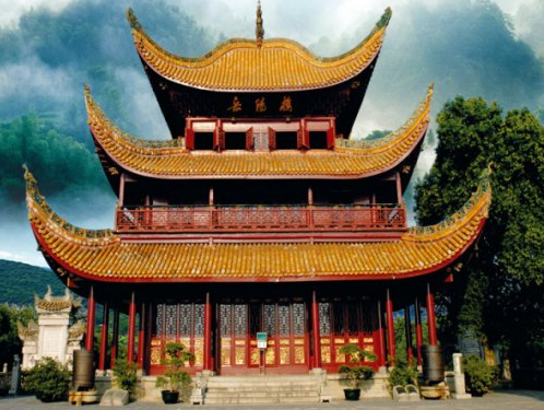 “江南三大名楼”之首的湖南岳阳楼.