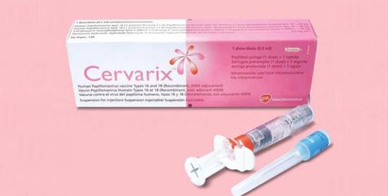 葛兰素史克的“希瑞适”（Cervarix）HPV2价疫苗。
