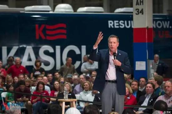 ▲John Kasich。图片来源：东方IC