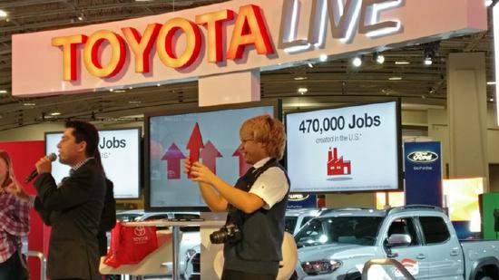 丰田为美国创造了47万工作机会