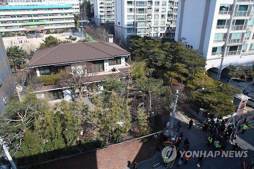  朴槿惠私宅。图片来源：韩联社 
