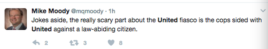 （Mike Moody评论：不开玩笑，‘UA乘客门’最可怕的部分是空警竟然和UA一起欺负守法的公民）