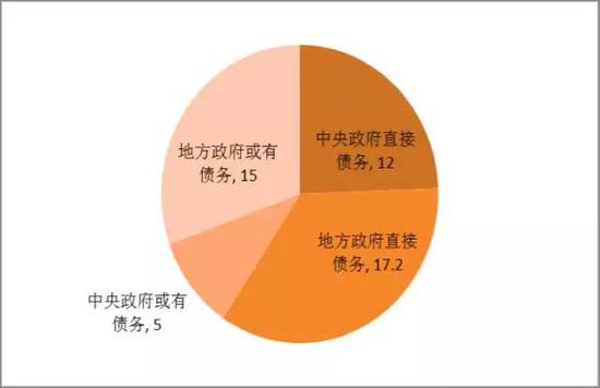 图1 政府债务分布