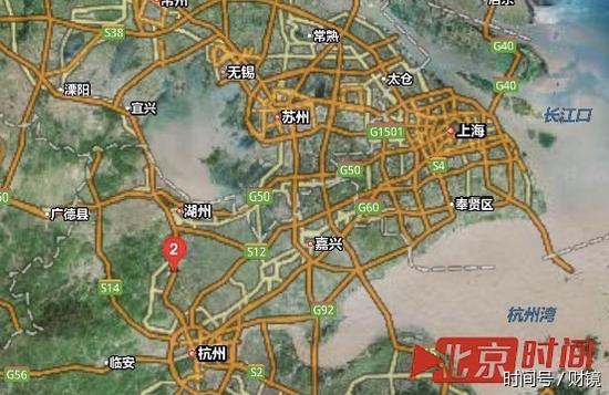 　图中“2”处为乐视汽车生态产业园