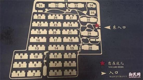  图说：小区平面图。戴天骄 摄 