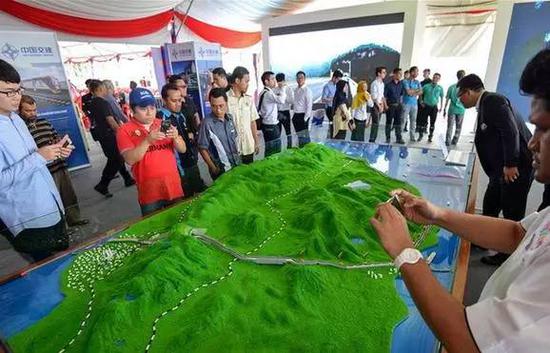 中国企业境外最大工程开建 项目合同总额约85