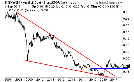 综合而言，这个机构的观点就是：黄金仍将大幅走高，黄金矿企股股价也将暴涨。