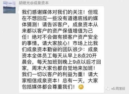 这是一个什么样的成泉资本？