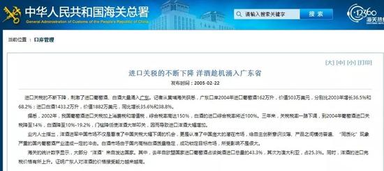 进口酒类关税大幅下降 洋酒抢滩中国市场挑战