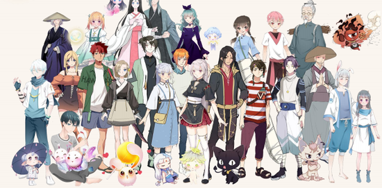 风鱼动漫
虚构艺人IP矩阵 图源:风鱼动漫