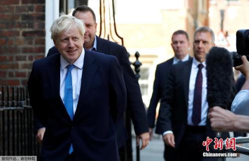 英国保守党新当选党魁约翰逊。