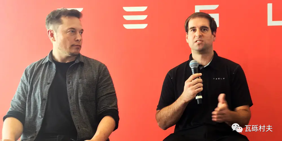 特斯拉两位联合创始人Elon Musk和JB Straubel